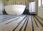 Підлогова плитка мозаїка – види та способи укладання